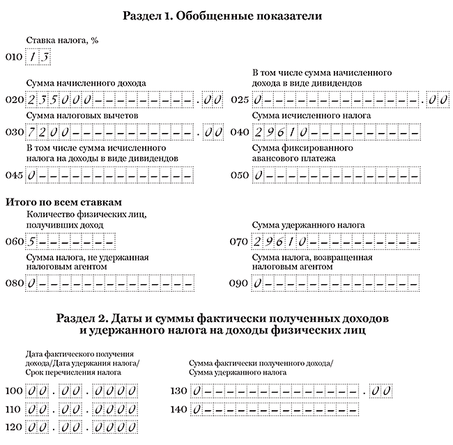 ПК Налоговлательщик ПРО. Заполнение отчёта 6-НДФЛ